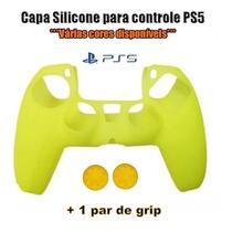 Capa Case De Silicone Controle Ps5 Dualsense Amarela
