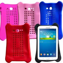 Capa Case de Silicone para Tablet Samsung Galaxy Tab3 7 T110 T113 T116 - 7 Polegadas