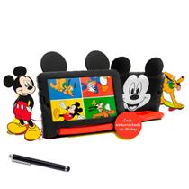 Capa Case do Mickey Mouse com Alça Maleta p/ Tablet M7 3g 4g + Caneta Touch