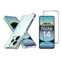 Capa Case e Película para Xiaomi Redmi Note 14 4G Note 14 5G Note 14 Pro 5G Note 14 Pro Plus 5G