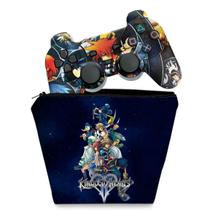 Capa Case e Skin Adesivo Compatível PS2 Controle - Kingdom Hearts II 2