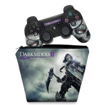 Capa Case e Skin Adesivo Compatível PS3 Controle - Darksiders 2 Ii
