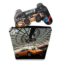 Capa Case e Skin Adesivo Compatível PS3 Controle - Gran Turismo 5 2