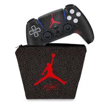 Capa Case e Skin Adesivo PS5 Controle - Modelo 348