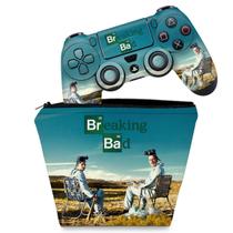 Capa Case e Skin Compatível PS4 Controle - Breaking Bad