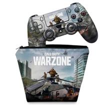 Capa Case e Skin Compatível PS4 Controle - Call of Duty Warzone - Pop Arte Skins