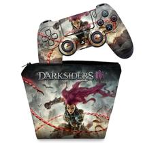 Capa Case e Skin Compatível PS4 Controle - Darksiders 3
