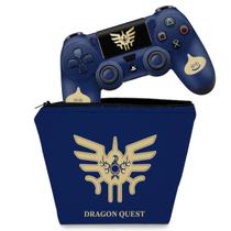 Capa Case e Skin Compatível PS4 Controle - Dragon Quest Bundle