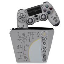 Capa Case e Skin Compatível PS4 Controle - God Of War Limited Edition