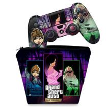 Capa Case e Skin Compatível PS4 Controle - GTA The Trilogy