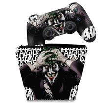 Capa Case e Skin Compatível PS4 Controle - Joker Coringa Batman - Pop Arte Skins