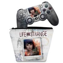 Capa Case e Skin Compatível PS4 Controle - Life is Strange