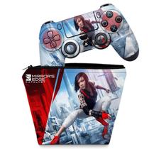 Capa Case e Skin Compatível PS4 Controle - Mirror's Edge Catalyst