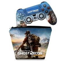 Capa Case e Skin Compatível PS4 Controle - Modelo 220
