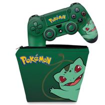 Capa Case e Skin Compatível PS4 Controle - Modelo 315