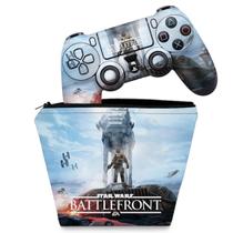 Capa Case e Skin Compatível PS4 Controle - Star Wars - Battlefront