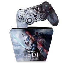 Capa Case e Skin Compatível PS4 Controle - Star Wars Jedi Fallen Order