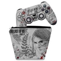 Capa Case e Skin Compatível PS4 Controle - The Last Of Us Part 2 II