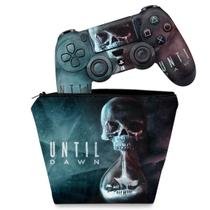 Capa Case e Skin Compatível PS4 Controle - Until Dawn