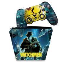 Capa Case e Skin Compatível PS4 Controle - Watchmen