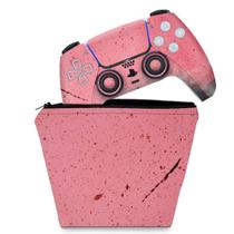 Capa Case e Skin Compatível PS5 Controle - Abstrato 99 - Pop Arte Skins