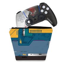 Capa Case e Skin Compatível PS5 Controle - Cyberpunk 2077 Bundle - Pop Arte Skins