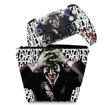 Capa Case e Skin Compatível PS5 Controle - Joker Coringa - Pop Arte Skins