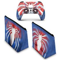 Capa Case e Skin Compatível PS5 Controle - Spider-Man Homem Aranha 2