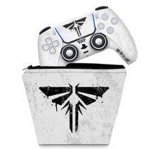 Capa Case e Skin Compatível PS5 Controle - The Last Of Us Firefly