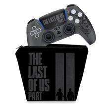 Capa Case e Skin Compatível PS5 Controle - The Last Of Us Part II Bundle