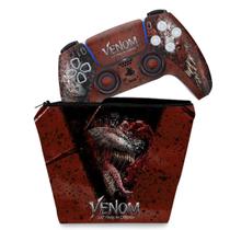 Capa Case e Skin Compatível PS5 Controle - Venom Tempo de Carnificina