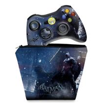Capa Case e Skin Compatível Xbox 360 Controle - Batman Arkham Origins