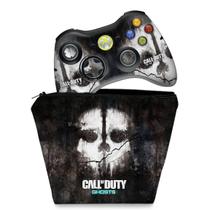 Capa Case e Skin Compatível Xbox 360 Controle - Call Of Duty Ghosts - Pop Arte Skins