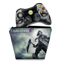 Capa Case e Skin Compatível Xbox 360 Controle - Darksiders 2