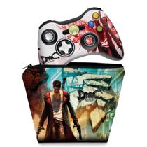Capa Case e Skin Compatível Xbox 360 Controle - Devil May Cry 5