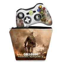 Capa Case e Skin Compatível Xbox 360 Controle - Modern Warfare 2