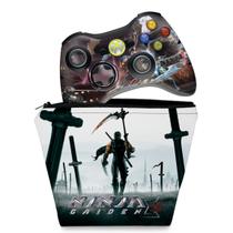 Capa Case e Skin Compatível Xbox 360 Controle - Ninja Gaiden 3