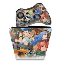 Capa Case e Skin Compatível Xbox 360 Controle - Ys Seven