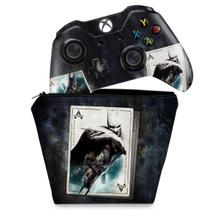 Capa Case e Skin Compatível Xbox One Fat Controle - Batman Return To Arkham - Pop Arte Skins