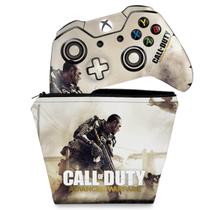 Capa Case e Skin Compatível Xbox One Fat Controle - Call Of Duty Advanced Warfare