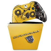 Capa Case e Skin Compatível Xbox One Fat Controle - Camaro - Transformers