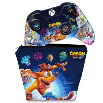 Capa Case e Skin Compatível Xbox One Fat Controle - Crash Bandicoot 4