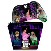 Capa Case e Skin Compatível Xbox One Fat Controle - GTA The Trilogy