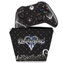 Capa Case e Skin Compatível Xbox One Fat Controle - Kingdom Hearts 3 Iii