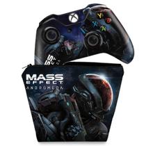 Capa Case e Skin Compatível Xbox One Fat Controle - Mass Effect: Andromeda