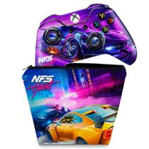Capa Case e Skin Compatível Xbox One Fat Controle - Need For Speed Heat