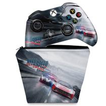 Capa Case e Skin Compatível Xbox One Fat Controle - Need For Speed Rivals
