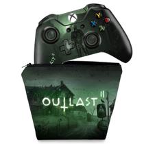 Capa Case e Skin Compatível Xbox One Fat Controle - Outlast 2