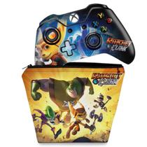 Capa Case e Skin Compatível Xbox One Fat Controle - Ratchet And Clank - Pop Arte Skins