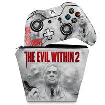 Capa Case e Skin Compatível Xbox One Fat Controle - The Evil Within 2